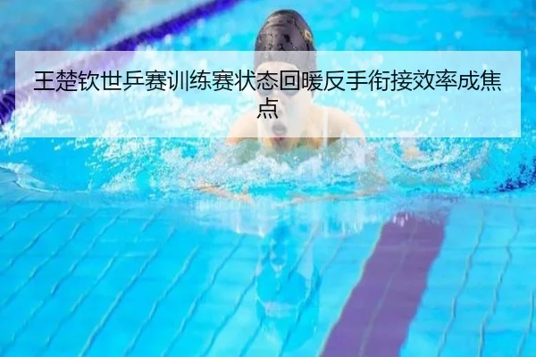 王楚钦世乒赛训练赛状态回暖反手衔接效率成焦点